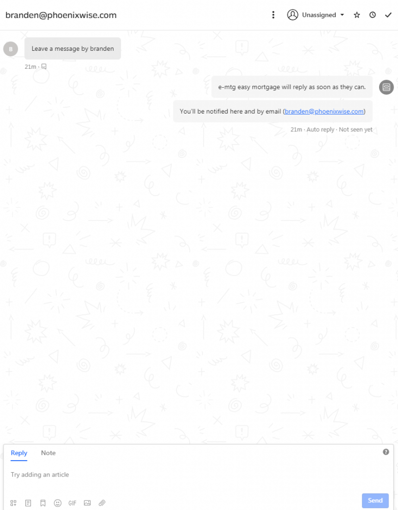 20.如何使用Intercom在线聊天系统-WordPress 4 E mtg easy mortgage Intercom
